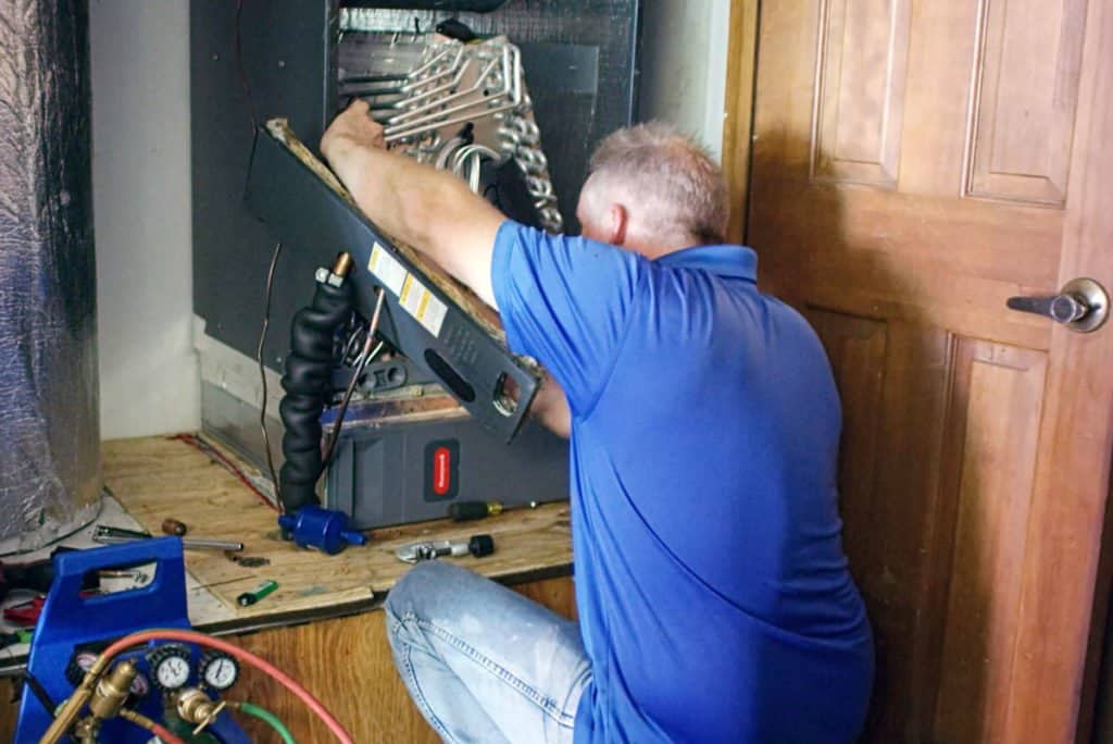 Technician Working